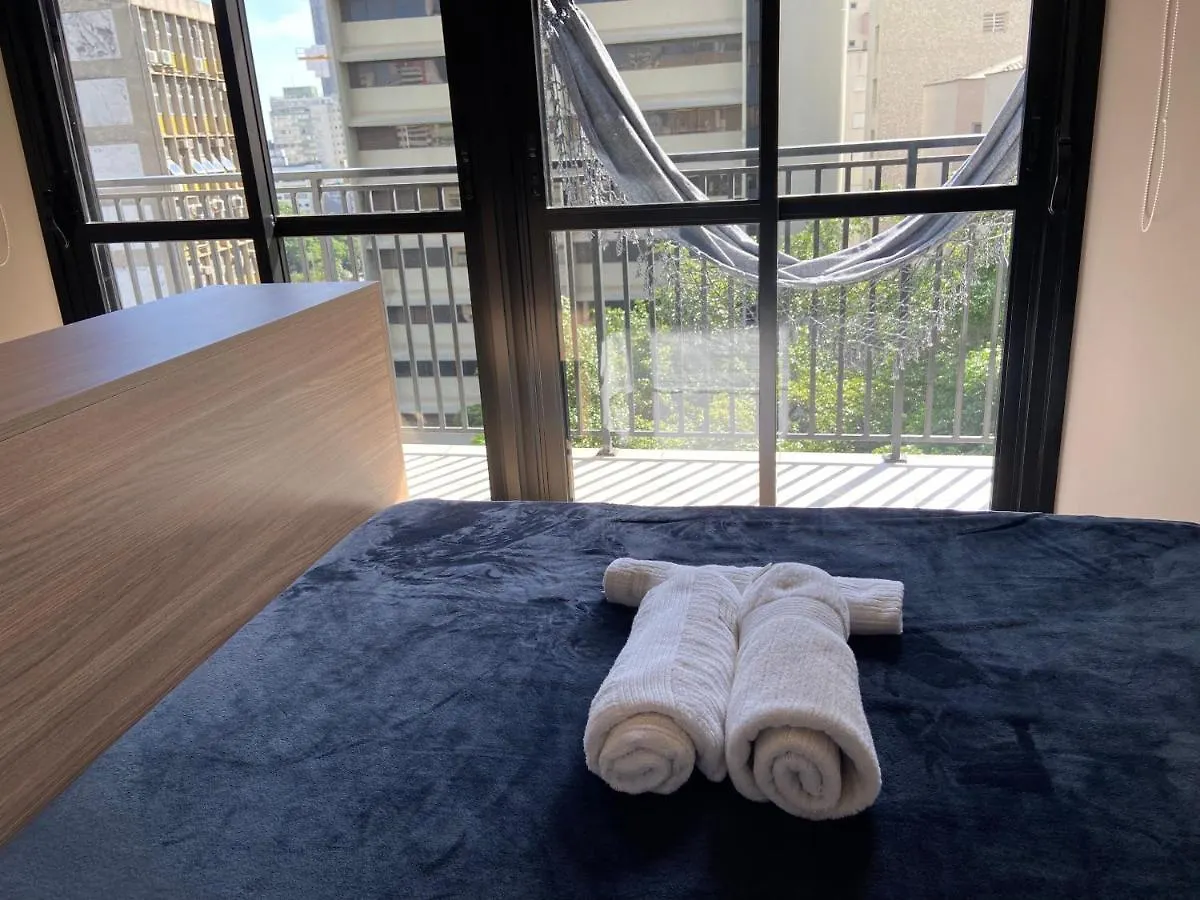 아파트 82 New Studio Next Paulista Av, Fast Wifi And Balcony 상파울루 브라질