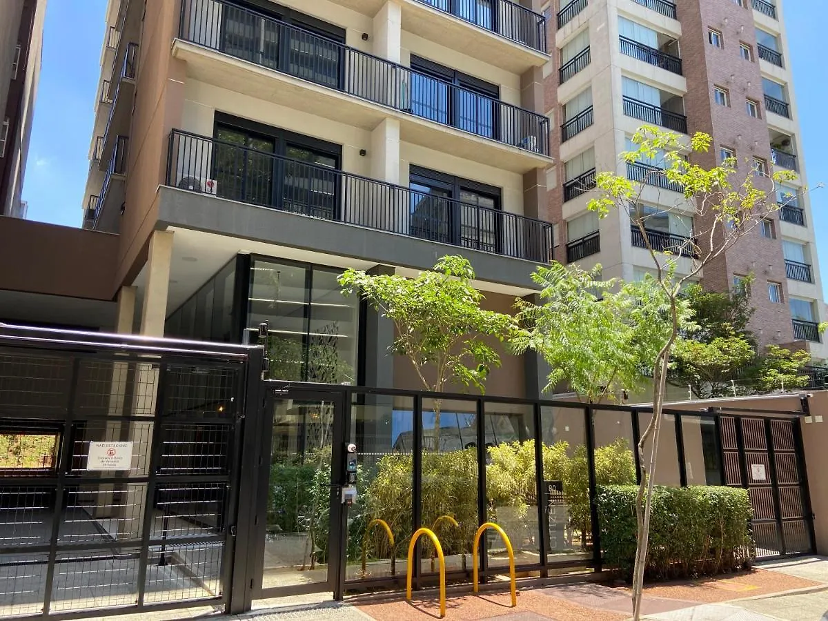 82 New Studio Next Paulista Av, Fast Wifi And Balcony サンパウロ アパート